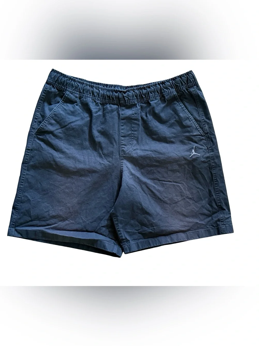 Vintage Jordan Black Woven Basketball Shorts Mens XL Jumpman Y2K 8’’ inseam
